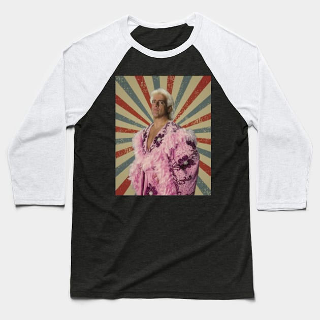 Ric Flair Baseball T-Shirt by LivingCapital 